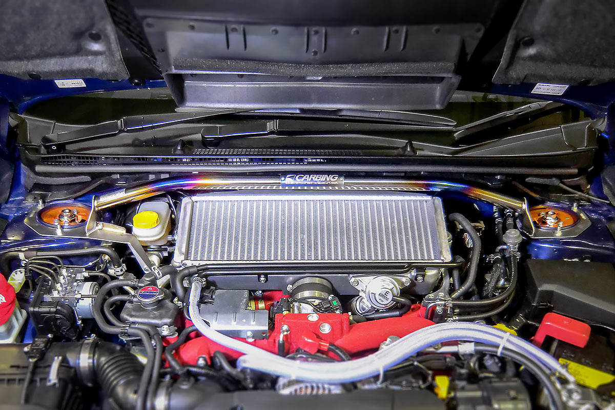 オクヤマ ストラットタワーバー I (MCS)タイプ スバル WRX STI VAB フロント スチール OKUYAMA 631 525 0|車パーツDIY