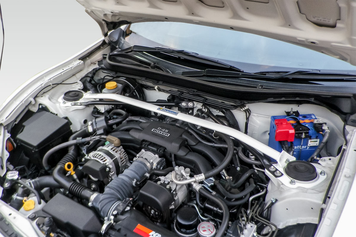 オクヤマ ストラットタワーバー I (MCS)タイプ スバル BRZ ZC6 フロント スチール OKUYAMA 631 055 0｜車パーツDIY