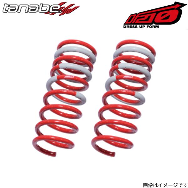 スプリング ステップワゴン RF3 ホンダ フロント左右セット タナベ サステックDF210 RF3DF×2 バネ ローダウン サスペンション|車パーツDIY