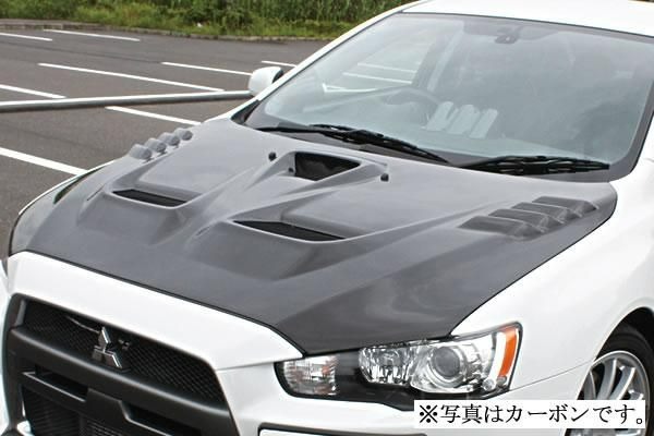 ガレージベリー ランサーエボリューション X ボンネット GARAGE VARY 30-0003 法人様のみの配送