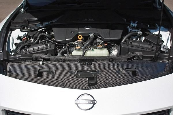 ガレージベリー バッフルシェラウド 綾織りカーボン製 RZ34 GARAGE VARY 30-3420|車パーツDIY