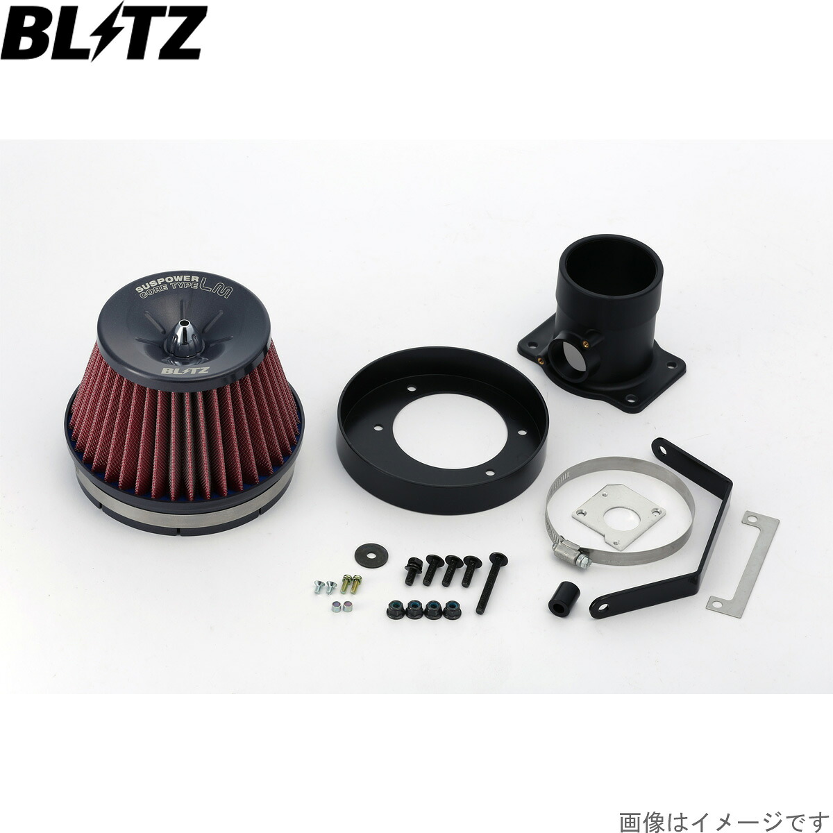ブリッツ エアクリーナー サスパワーLM-RED ヴェルファイア GGH20W トヨタ 2GR-FE E2 BLITZ 59157｜車パーツDIY