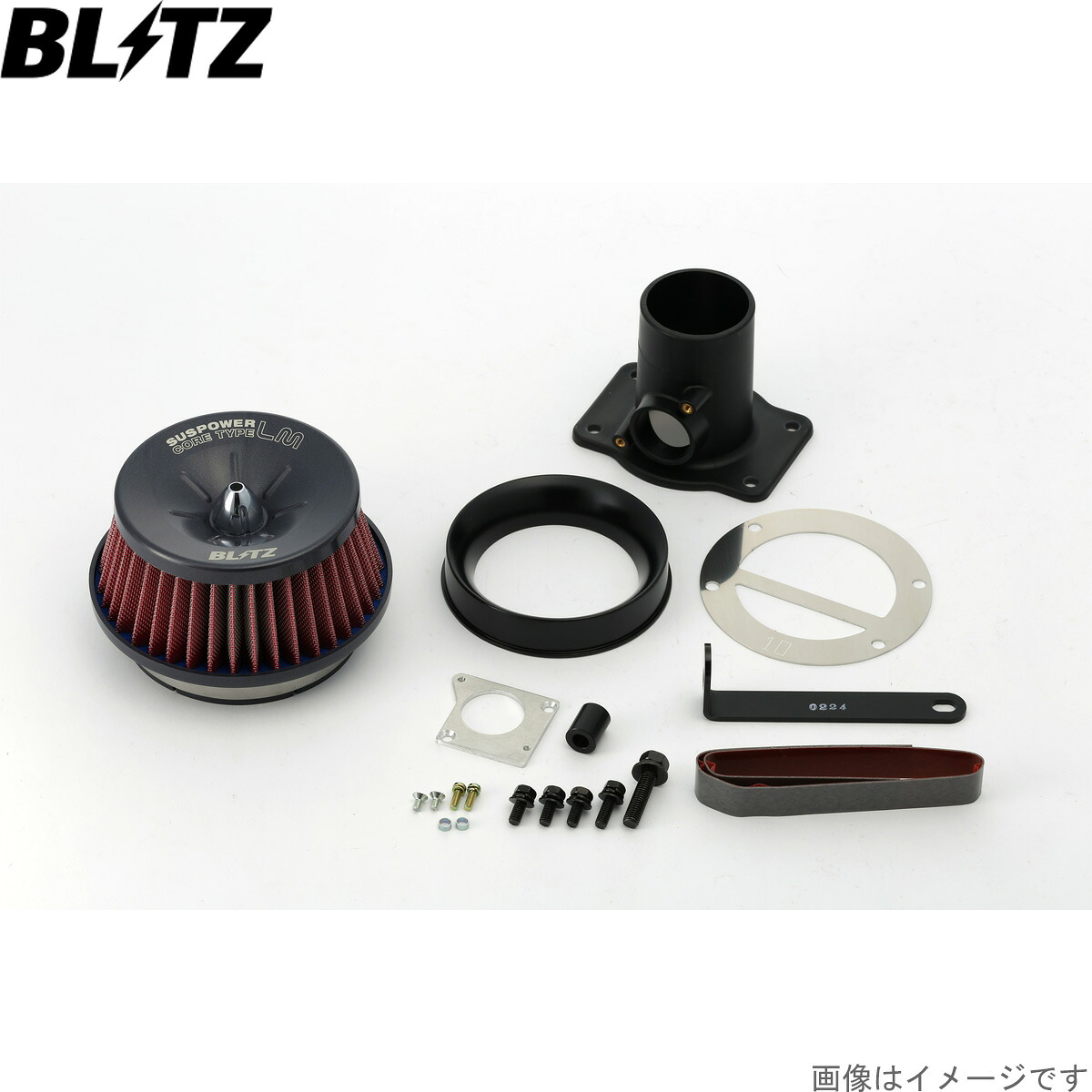 ブリッツ エアクリーナー サスパワーLM-RED コルトラリーアート Z27A/Z27AG 三菱 4G15 MIVEC E4 BLITZ 59176|車パーツDIY