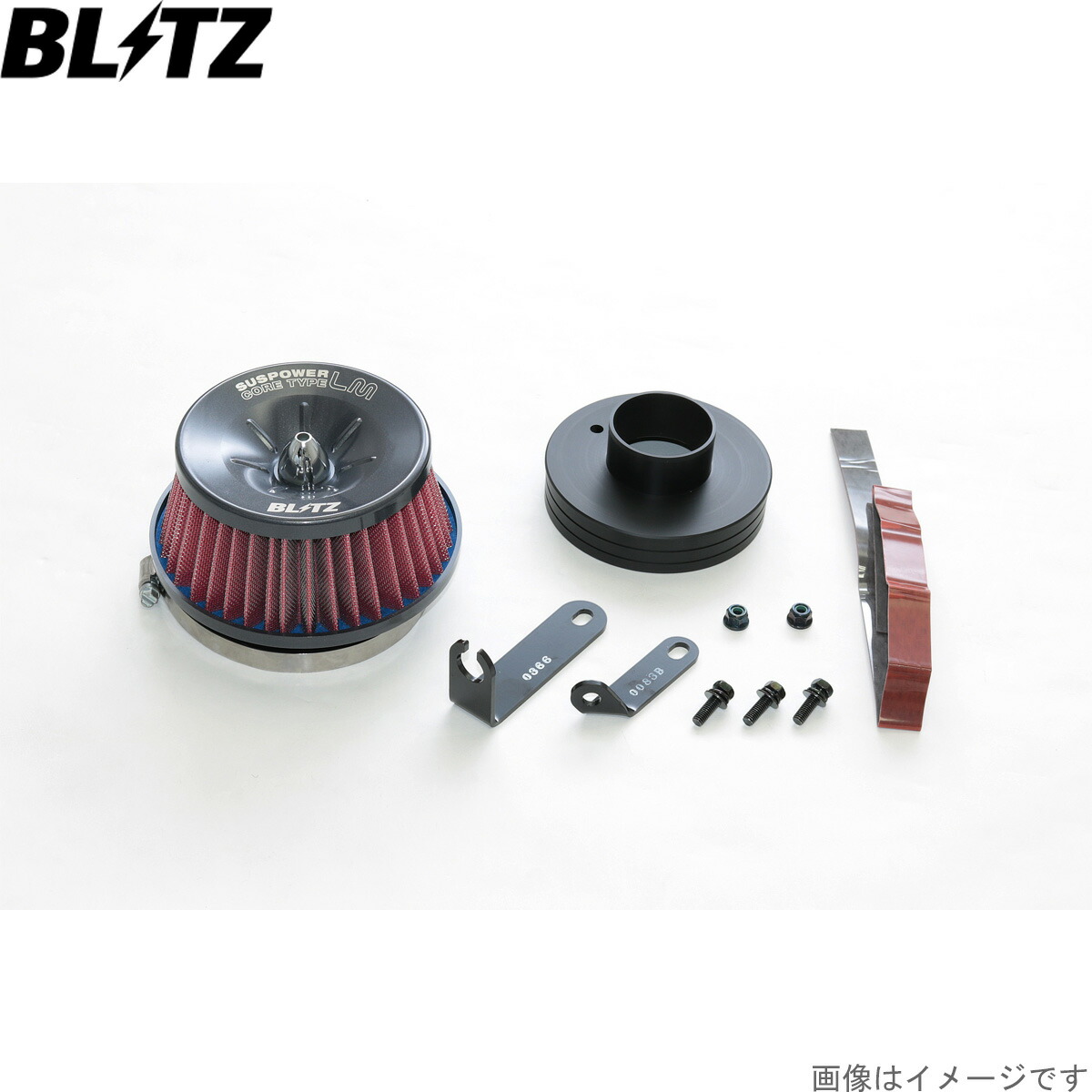 ブリッツ エアクリーナー サスパワーLM-RED シフォン LA650F スバル KF(Turbo) E4 BLITZ 59262｜車パーツDIY