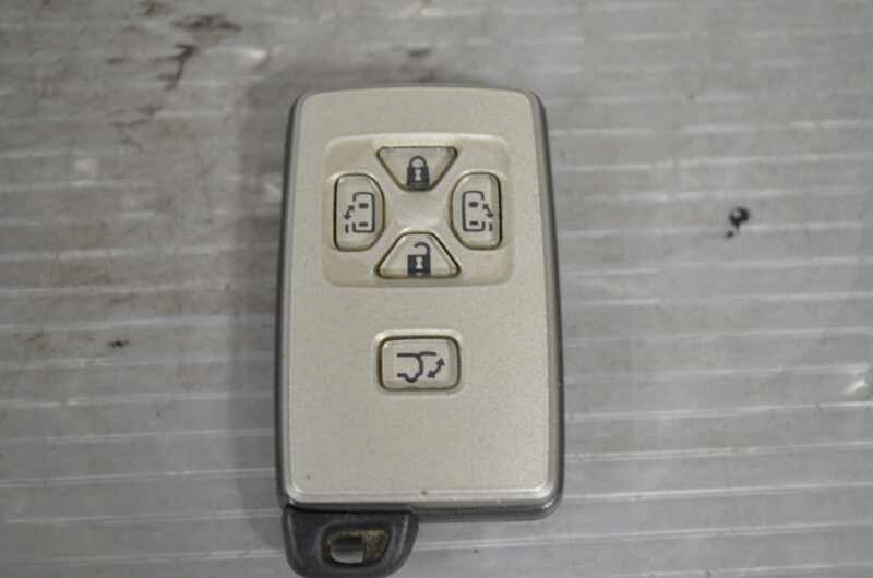 ヴェルファイア 前期(ANH20) 純正 破損無 取付OK キーレスリモコン スマートキー 5コボタン / 89904-28012 k073087 中古20230612