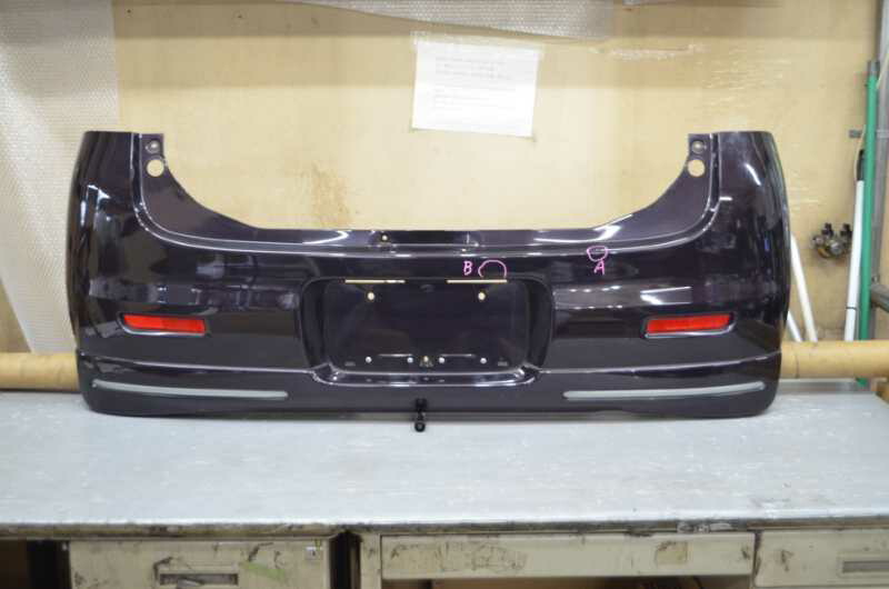 モコ E 前期(MG22S) 純正 リアバンパー スポイラー付 ZED / H5010-4A00M k092033 中古20250908