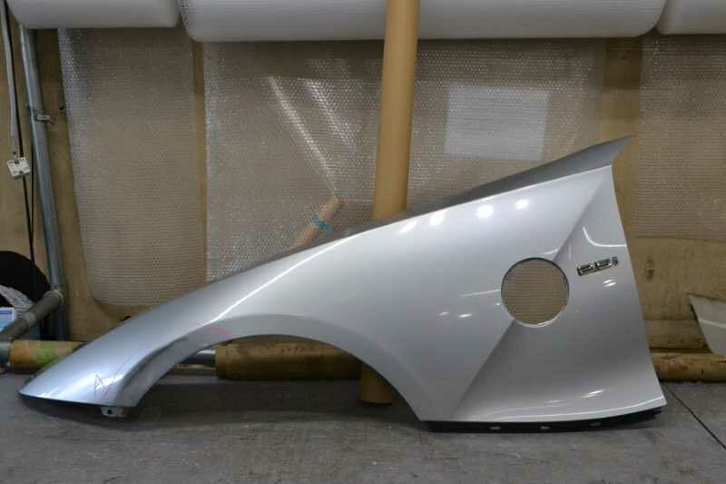 BMW Z4 E85 E86 前期 純正 破損無 取付OK 左 フロント フェンダー パネル シルバー 41 35 7 053 327 k076111 中古20231014