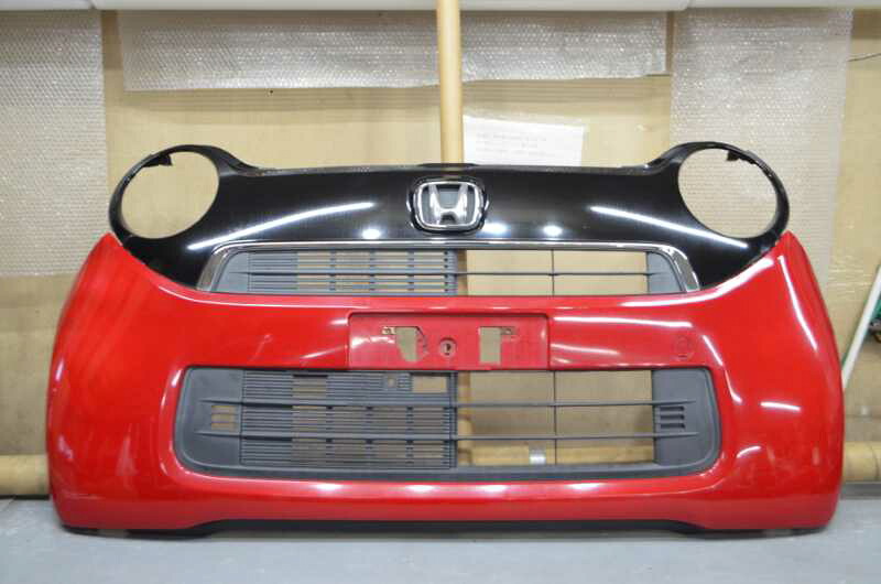 N-ONE G 前期(JG1 JG2) 純正 破損無 取付OK フロントバンパー グリル付 R81 71100-T4G-0000 71122-T4G-00 /71101-T4G-000ZC k093159 中古20251113