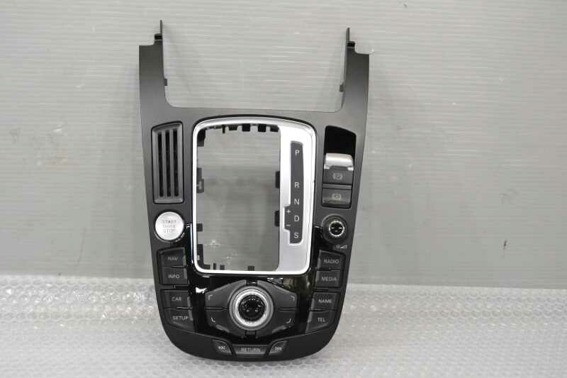 アウディ A5 Sライン(8TCDNL) 純正 AL 破損無 取付OK 動作保証 ナビコントローラー シフトゲートセット 8T0 919 609 G WFX k079223 中古20240113