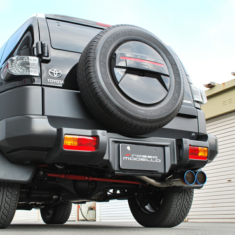 ロッソモデロ DUSSEL Ti-C マフラー トヨタ FJクルーザー CBA-GSJ15W ２本出し