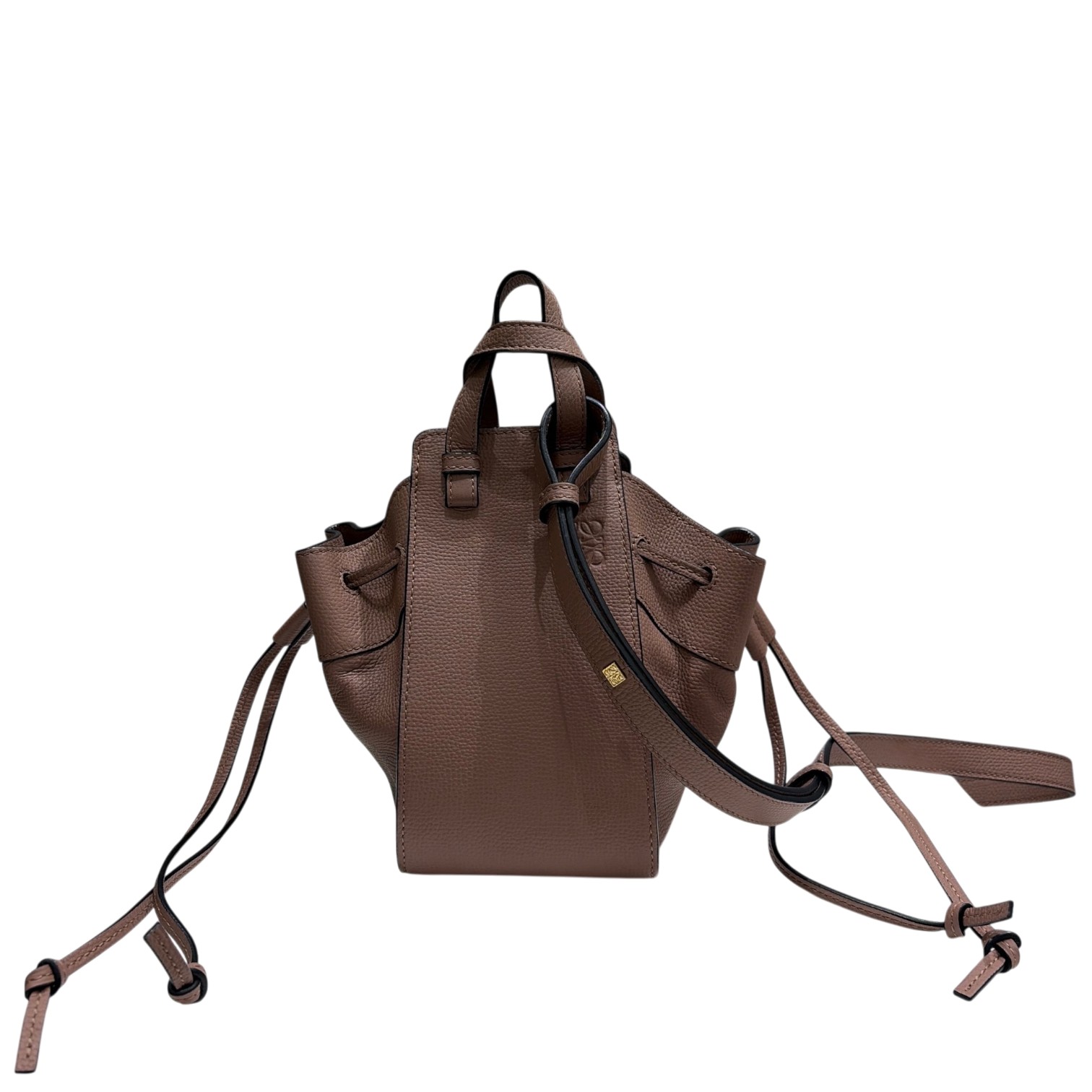 【中古】LOEWE ロエベ ハンモック ミニ ショルダーバッグ ハンドバッグ ドローストリングバッグ スモール 2way レザー レディース|CARA VINTAGE&SELECT