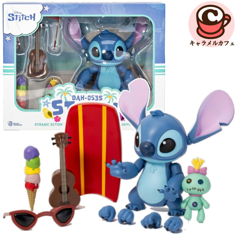 【Disney】スティッチ アクション フィギュア アロハ エディション 74811可動式フィギュア ポーズ シチュエーション 人形 リロ・アンド・スティッチ 趣味 アート おもちゃ スクランプ かわいい 知育 玩具 バレンタイン 誕生日 プレゼント ギフト 贈り物 コストコ 直送画像