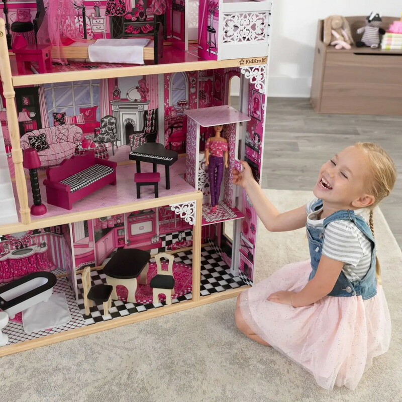 【楽天市場】あす楽 送料無料【KidKraft】キッドクラフト アメリア ドールハウス Amelia Doll House【コストコ