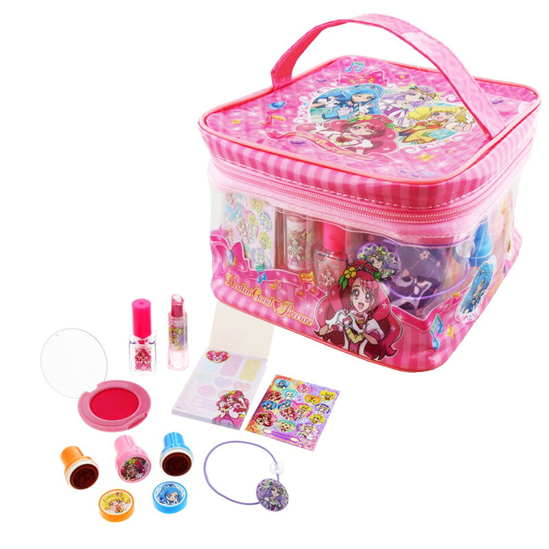 楽天市場 あす楽 Sd おしゃれ ステーショナリー ポーチ ヒーリングっど プリキュアメイクバッグ風 文具セット ハロウィン キャラメルカフェ