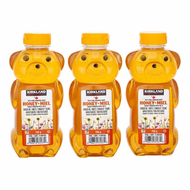 直送【 KIRKLAND 】 カークランド 有機はちみつ ベアージャグ 750g x 3本 2040gKIRKLAND Signature カークランドシグネチャー USDA認証 オーガニック 可愛い かわいい クマ 大容量 トースト パンケーキ 焼き菓子 砂糖 蜂蜜 ハチミツ ギフト画像
