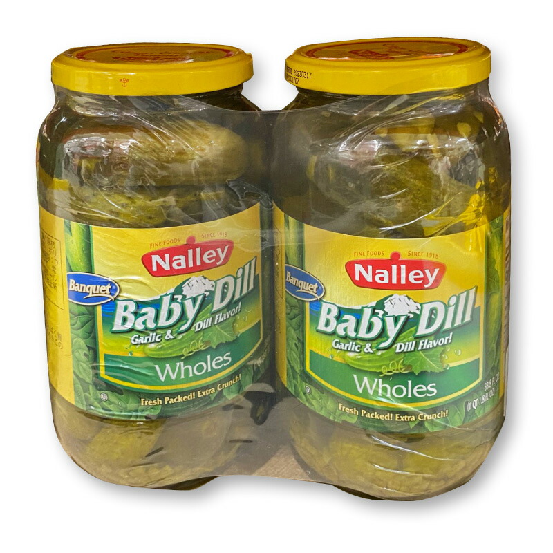 【楽天市場】【NALLEY】BABY DILL ピクルス 567g x 2個 ナリー ベビーディル ガーリック＆ディルフレーバー ホール