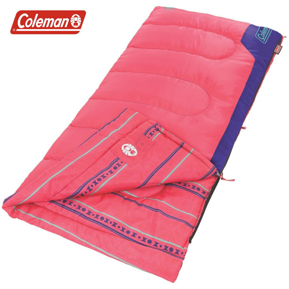 楽天市場 あす楽colemanコールマン Youth Comfort Smart Sleeping Bag子ども用寝袋 ピンク ユーススリーピングバッグ66 152 4cmキッズ寝袋 キャンプ用品 キャラメルカフェ
