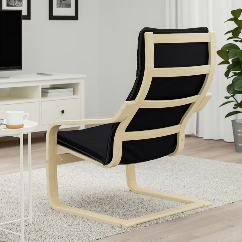 即納 IKEA イケア POANG ポエング パーソナルチェア アームチェア