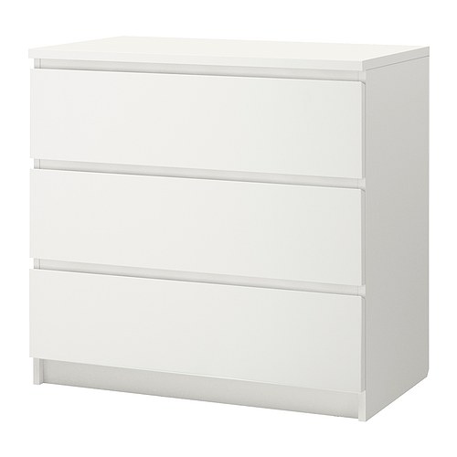 楽天市場 送料無料 Ikeaイケア Malm チェスト 引き出し 4 80 100cm ホワイト キャラメルカフェ