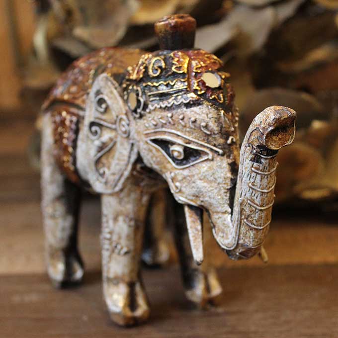【楽天市場】アジアン ゾウ 象の置物 エスニックオブジェ：アジアン雑貨・家具のカランカラン