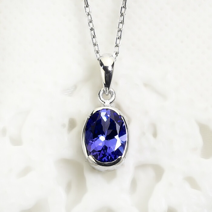 楽天市場】Ptタンザナイトプラチナペンダントトップ（0.65ctUPペア