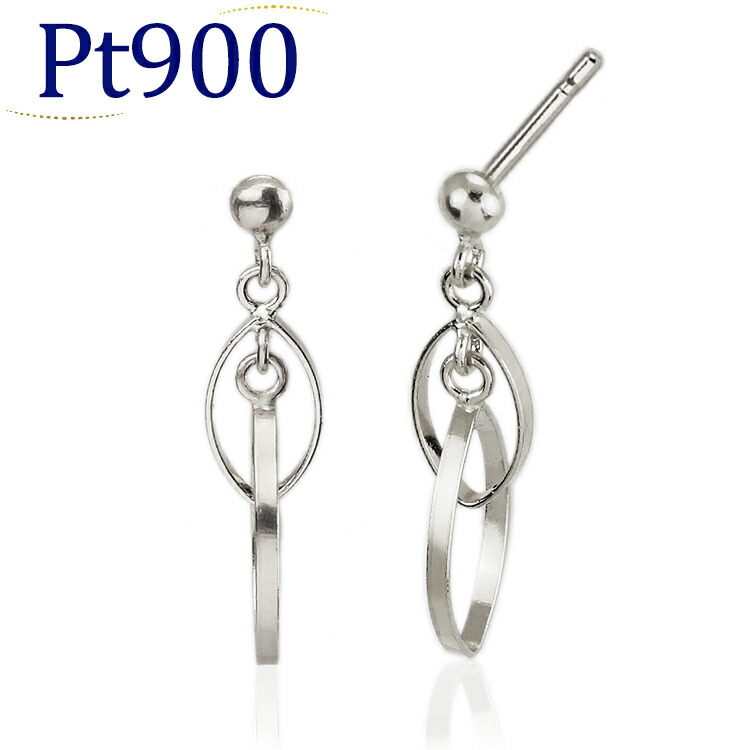 楽天市場】Ptトリニティサークルプラチナピアス(0.7mmX長さ1cmポスト