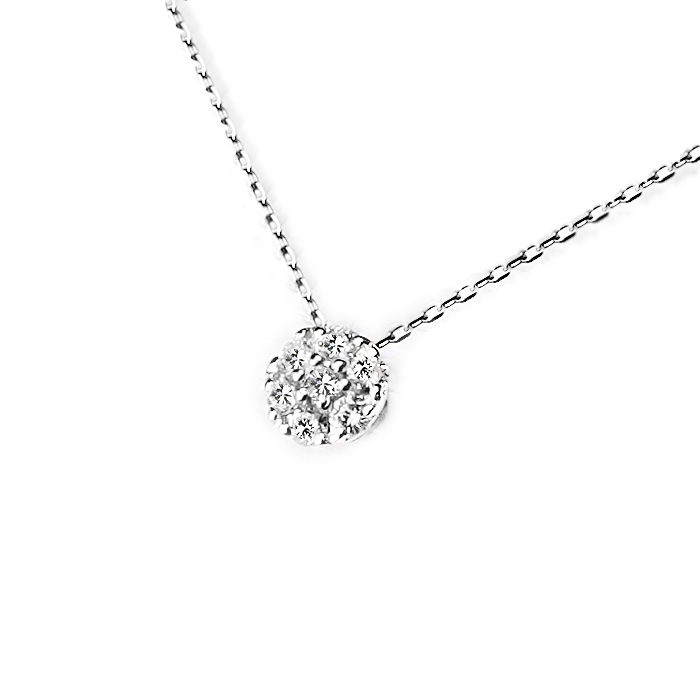 楽天市場】プラチナ(Pt900)ダイヤモンド0.43ctUPネックレス(pd2447