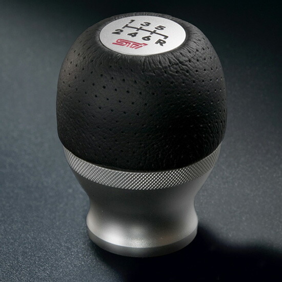 KYARATTSURAKUTENICHIBATEN STI shift knob (aluminum + real leather