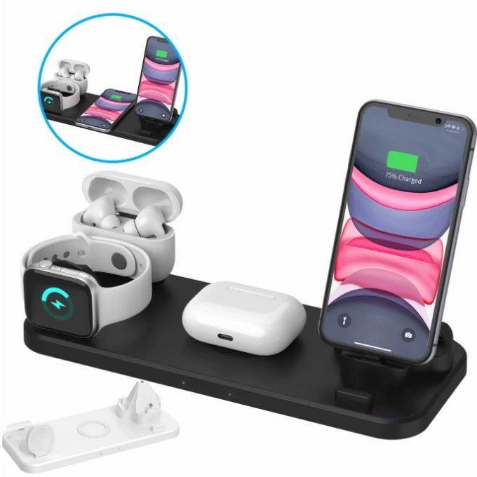 ワイヤレス充電器 apple watch 充電器 ワイヤレス充電器 スタンド iphone airpods 同時充電 3in1 iphone 充電器 置くだけ 充電器 type-c タイプc アップルウォッチ 充電器
