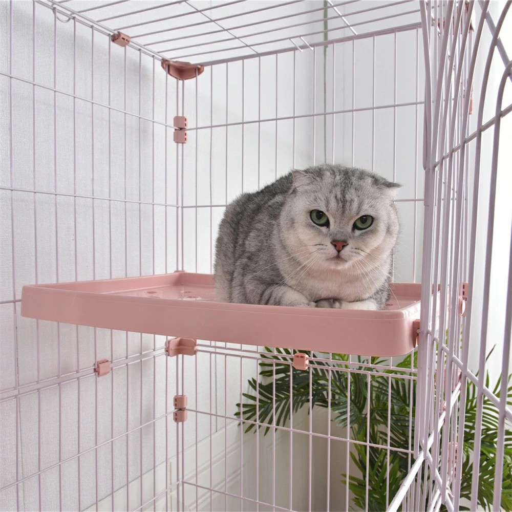 おしゃれ 猫 ケージ キャットケージ 2段 猫ゲージ おしゃれ キャットハウス ネコ ハウス 多段 留守番 保護 脱走防止 多頭飼いペットケージ 【M】