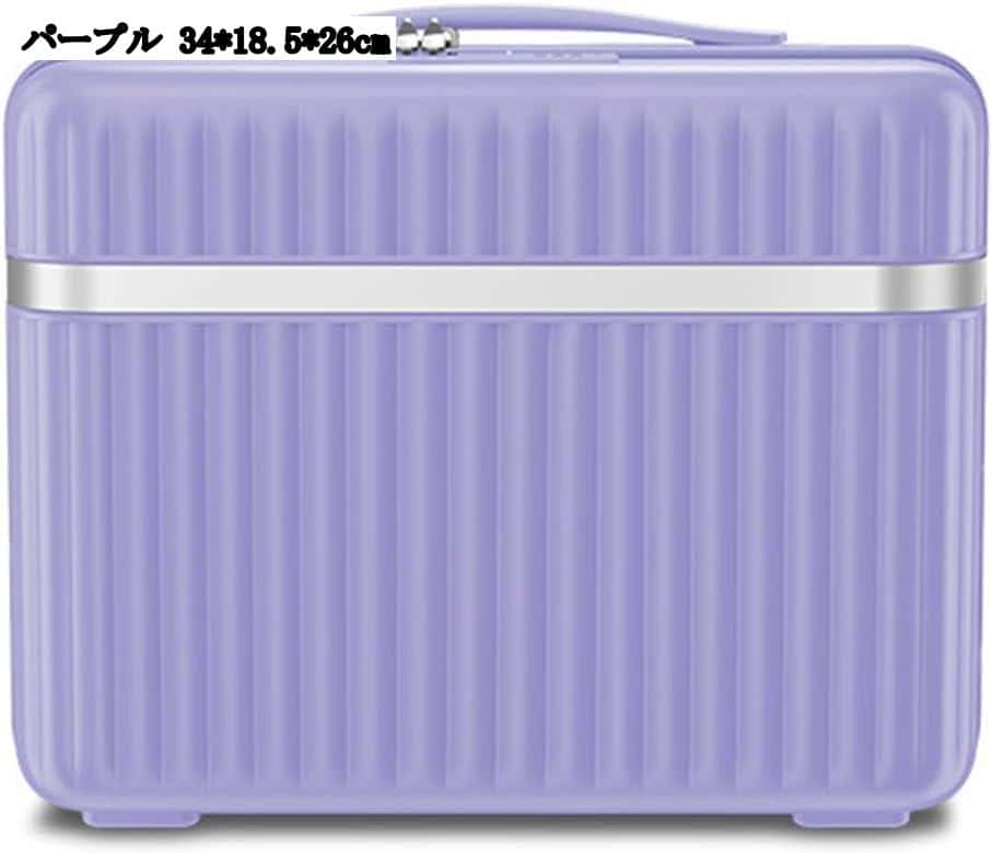 ミニブート 持ちはこび入れもの 肩部 周遊 お出かけ 小型 機内持ち込み コスメ納める かざり付けるボックス席 パープル 34*18.5*26糎 黒 白 赤
