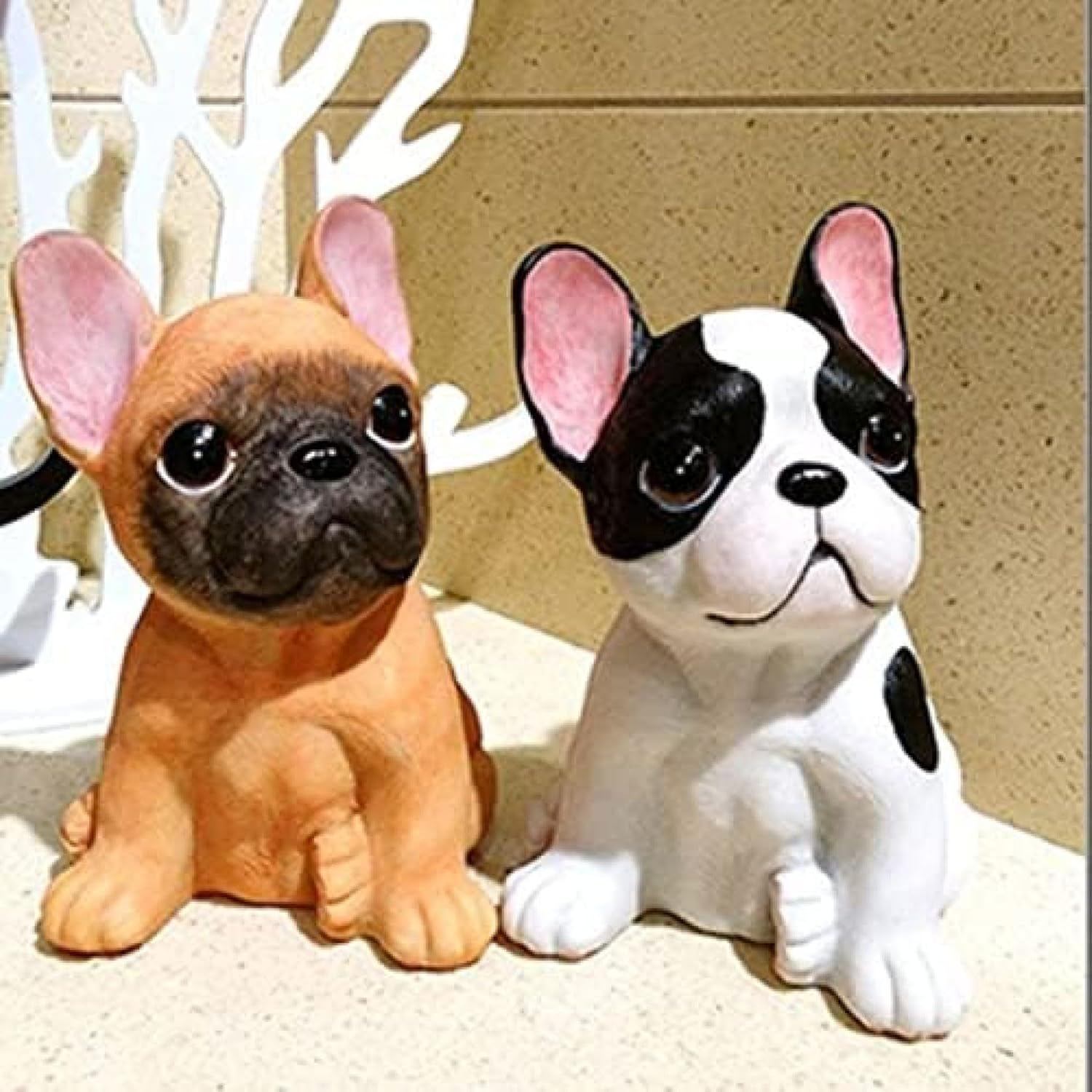 ガーデニング雑貨 置物 ポリレジン 犬 アンティーク ナチュラル 庭 動物 タイプ アニマル ガーデン 雑貨 小さい F リアル 庭彫刻の装飾 おしゃれ 可愛い 北欧 オーナメント インテリア雑貨 オ|carboo