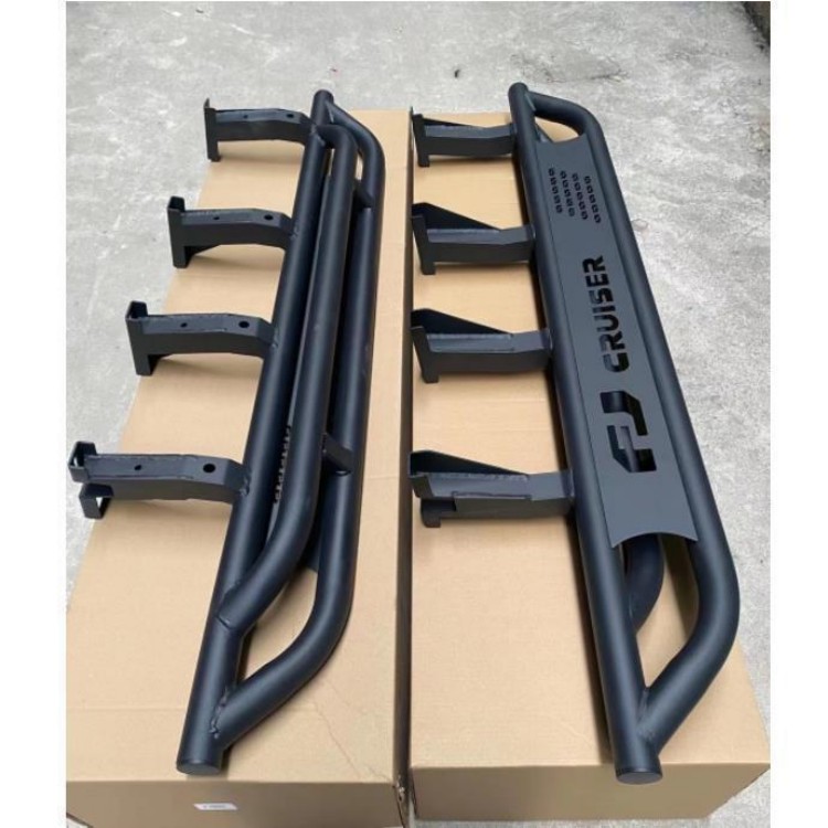 新品 FJクルーザー GSJ15W型 2006? サイドステップ ランニングボード カスタム パーツ ガード サイド アルミニウム合金 FMM|carboo
