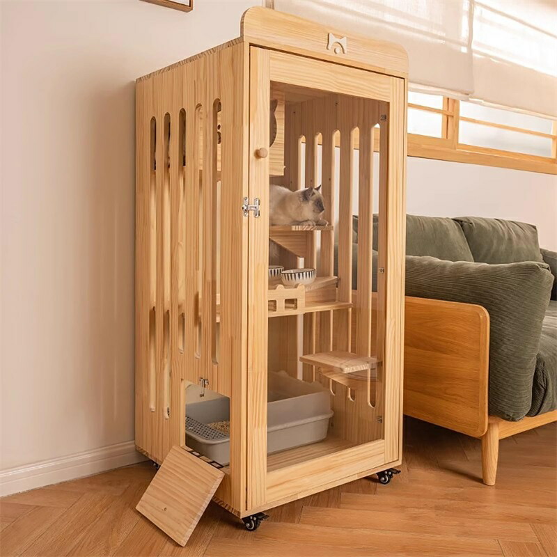 猫 伏せ籠 屋内、大型木製猫棲み家、猫 ゲージ、鍵を掛ける能力のあるな部屋の入り口と拷問台付き添い人屋内猫囲い、猫 伏せ籠 持ちはこぶ、多目的猫別墅、子ネコ 伏せ籠、猫用伏せ籠