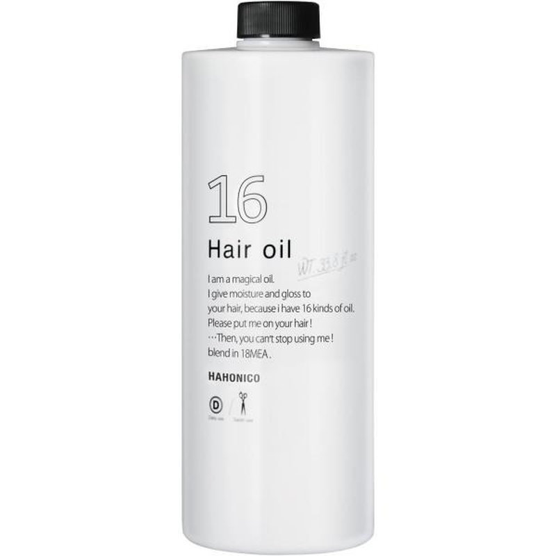ハホニコ プロ ジュウロクユ (十六油) 1000mL　ヘアオイル　※ポンプ無し