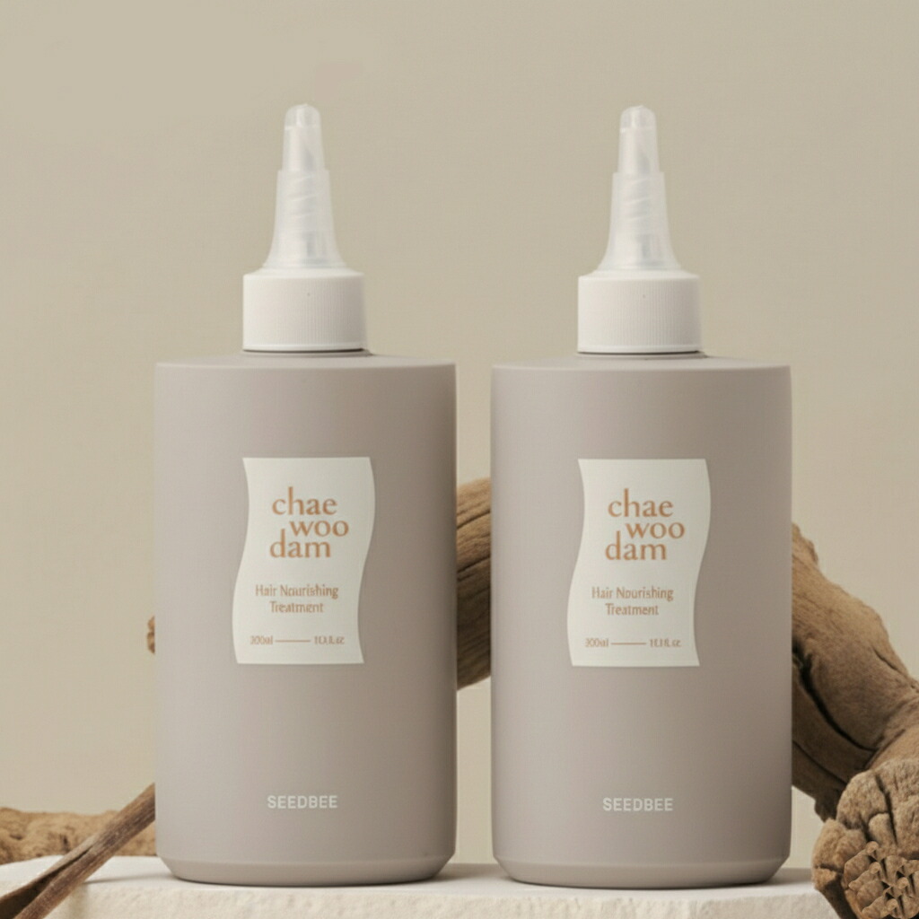 チャウダム ナリッシュ ウォータートリートメント 300ml 2個セット ヘアケア ウォーター トリートメント ノンシリコン ナイアシンアミド 頭皮ケア 温感