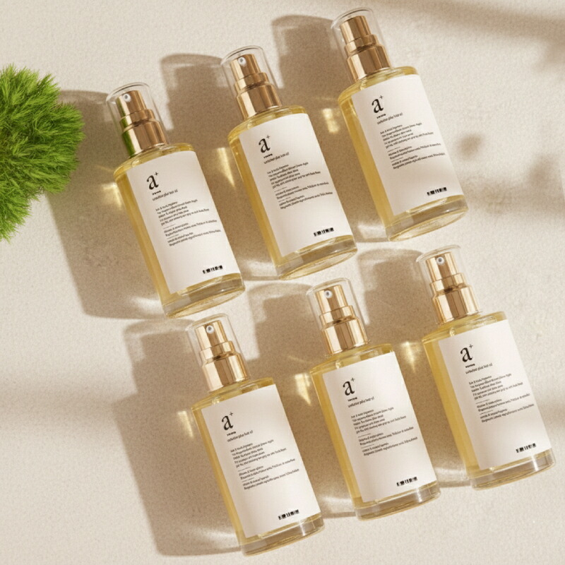 アンダーバープラス ヘアオイル 92ml アールグレイ スタイリング ボディオイル マルチオイル underbar plus 6個セット