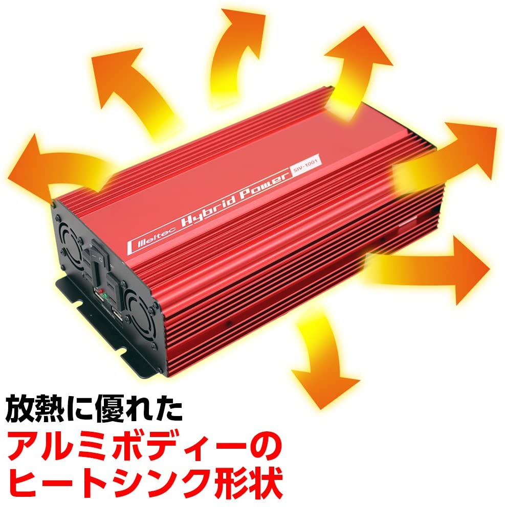 Usb コンセント 栓 四輪車 24v コンセント2言辞800w Usb2口2 4a 静音ジャンル 過激自加工 Siv1001 Vned Org