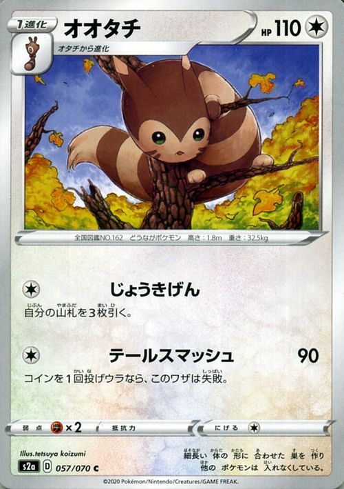 Card Museum ポケモンカードゲームオオタチ C S2a Reinforcement Expansion Packs 爆炎 ウィーカーソード Amp Shield Pokemon ポケモンカードポケカポケットモンスター No 1 Evolution Rakuten Global Market