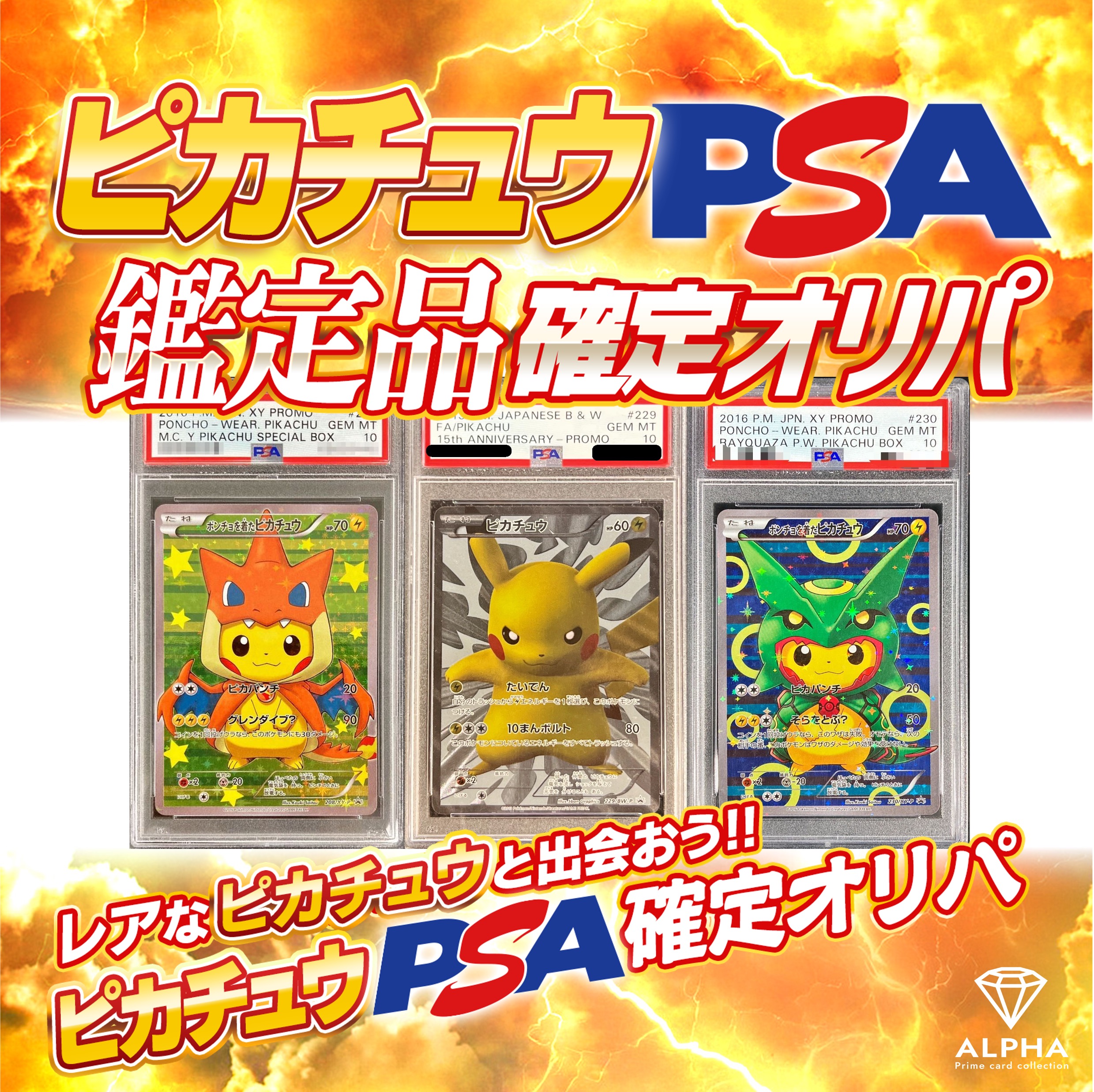 楽天市場】ポケカ オリパ 【 PSA10 SAR確定 】 全300口 ALPHAのオリパ : kamogawa