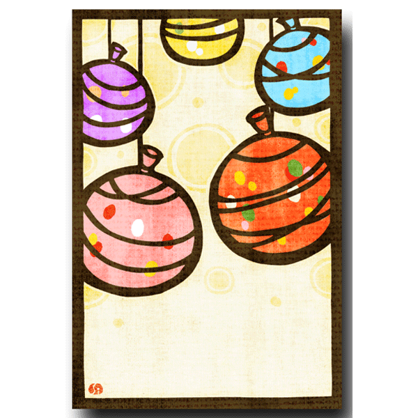 楽天市場 手描き 水彩イラスト 小倉マユコ ポストカードと和雑貨の和道楽