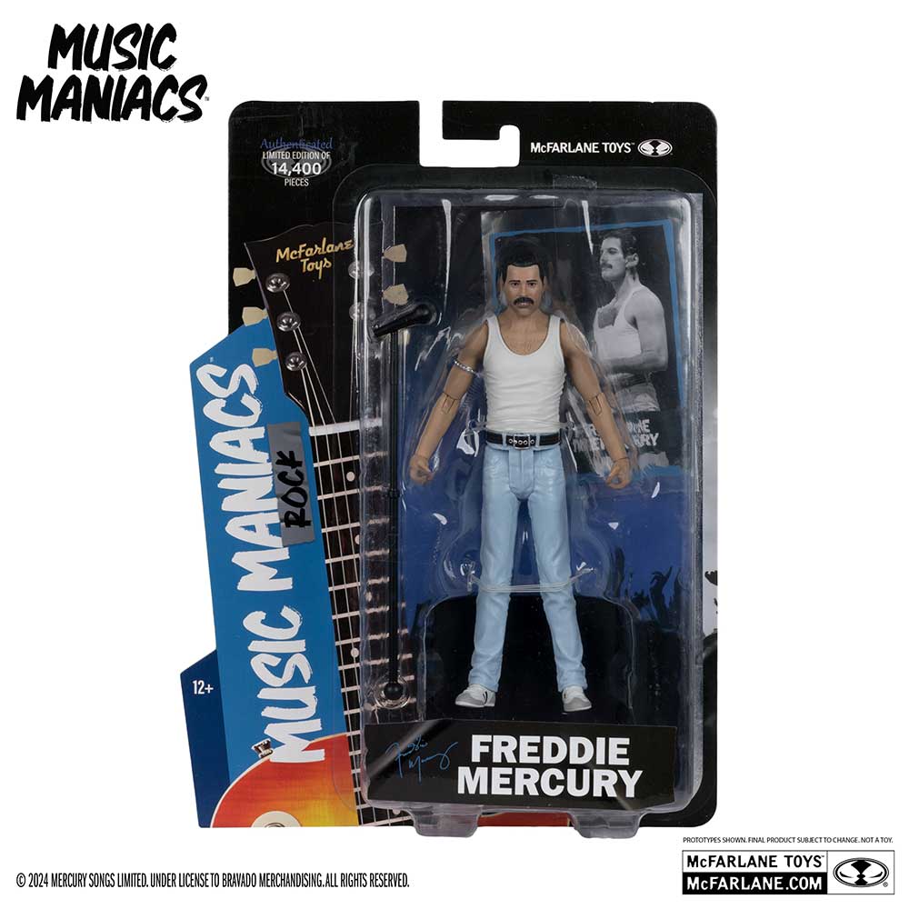 フレディ・マーキュリー McFarlane Music Maniacs （タンクトップ/ホワイト） / Freddie Mercury 12/13入荷