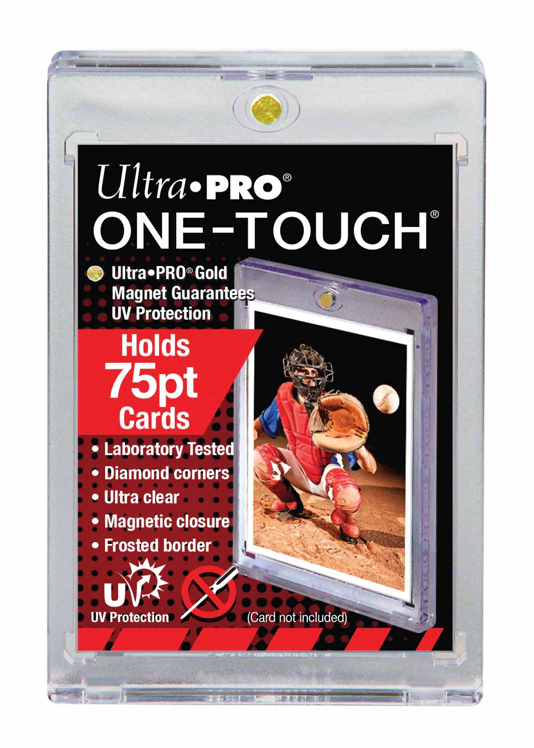 【ウルトラプロ UltraPro 収集用品】75PT ワンタッチマグネットホルダー 2mm厚用 UVカット仕様 (#81910) One Touch Magnet Holder 75PT画像