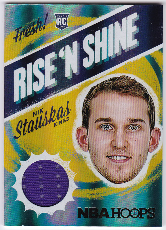 楽天市場 ニック スタウスカス 14 15 Panini Hoops Rise And Shine Memorabilia Nik Stauskas カードファナティック