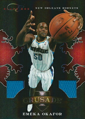 楽天市場 エメカ オカフォー Nbaカード Emeka Okafor 10 11 Elite Black Box Crusade Materials 37 99 カードファナティック