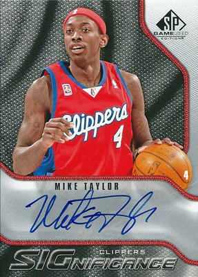 楽天市場 マイク テイラー Nbaカード Mike Taylor 09 10 Sp Game Used Edition Significance カードファナティック