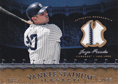 楽天市場 Mlbカード ホルヘ ポサダ 08 Upper Deck Yankees Stadium Legacy Collection Memorabilia Jorge Posada カードファナティック