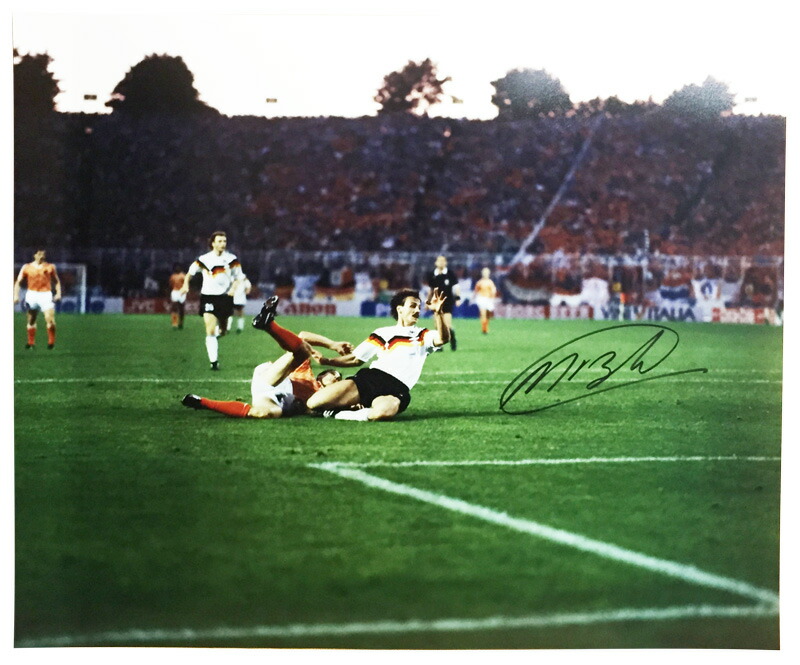 楽天市場 マルコ ファン バステン 直筆サイン入りフォト オランダ Vs 西ドイツ Marco Van Basten Signed Photo Netherlands Versus Germany 9 25入荷 カードファナティック