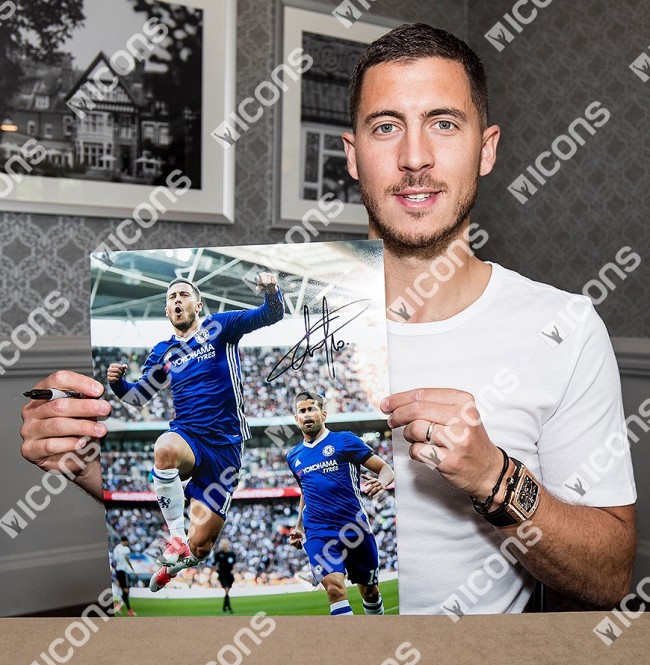 エデン アザール チェルシー ゴール Vs トッテナム ホットスパーfc 直筆サインフォト Eden Hazard Signed Chelsea Photo Goal Vs Tottenham Hotspur セール Islandfavours Com