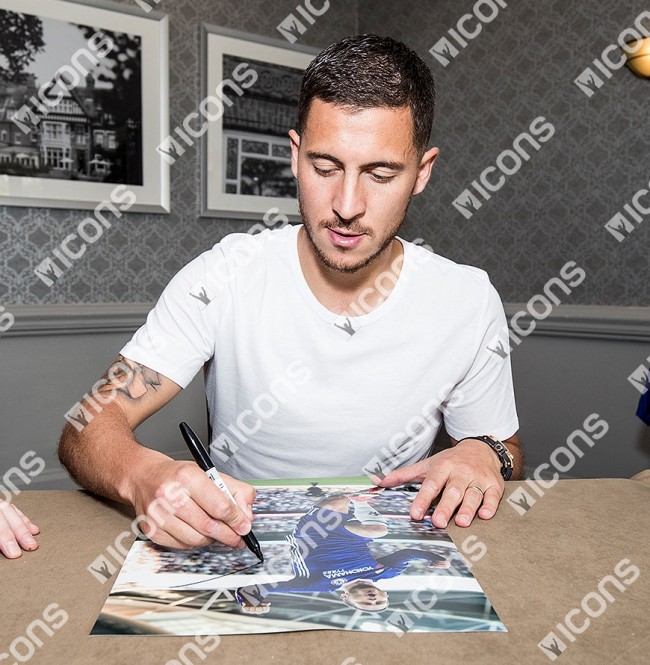 エデン アザール チェルシー ゴール Vs トッテナム ホットスパーfc 直筆サインフォト Eden Hazard Signed Chelsea Photo Goal Vs Tottenham Hotspur セール Islandfavours Com